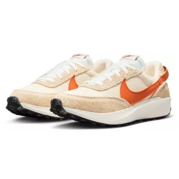 Nike Shoes - Nike Women's Waffle Debut Shoes - Muslin/Camp Fire Orange